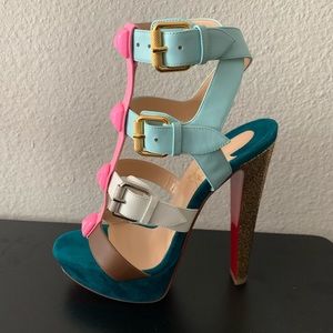 NEVER WORN - multicolored Christian Louboutins